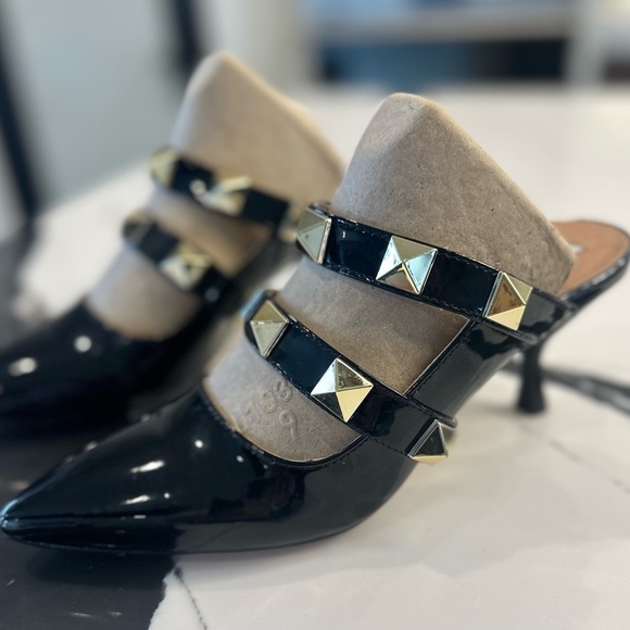 Steve Madden strappy patent kitten heel - Picture 2 of 9